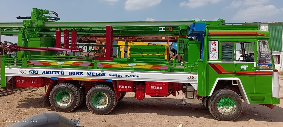 Borewell drilling site